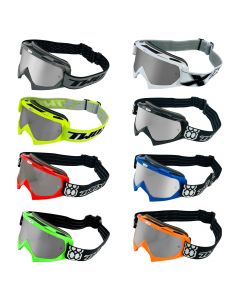 TWO-X Race Crossbrille silber verspiegelt Solid