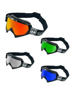 TWO-X Race Crossbrille verspiegelt Solid schwarz