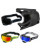 Oneal Transition MTB Helm Solid schwarz mit TWO-X Atom Brille