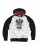Shift Skull Zip Hoody schwarz weiss